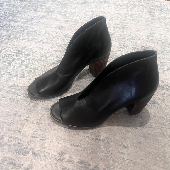 Lucky Brand Open-Toe Heeled Booties 7.5 - Picture 2 of 5